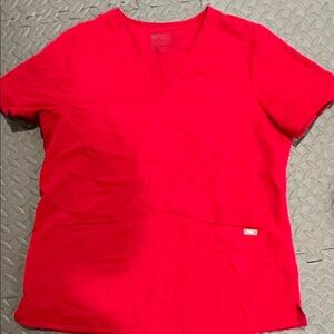 Figs Red Casma Top and Livingston pant